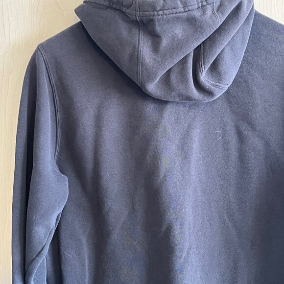 Nike Hoodie Sweatshirt Mens M Black Sportswear Pullover Sweatshirt Swoosh - Picture 4 of 6